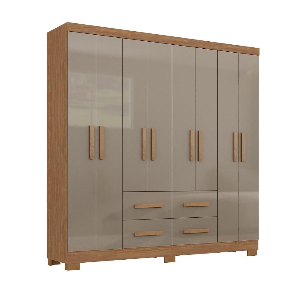 Guarda Roupa Casal 8 Portas 4 Gavetas com Pés Itapema - 2