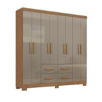 Guarda Roupa Casal 8 Portas 4 Gavetas com Pés Itapema - 2