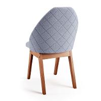 Conjunto Sala de Jantar Mesa Mônaco 137cm 6 Poltronas Grecia Madetal - 5