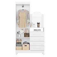 Cômoda Penteadeira 4 Gavetas com Espelho Flex Capri Damulti - 3