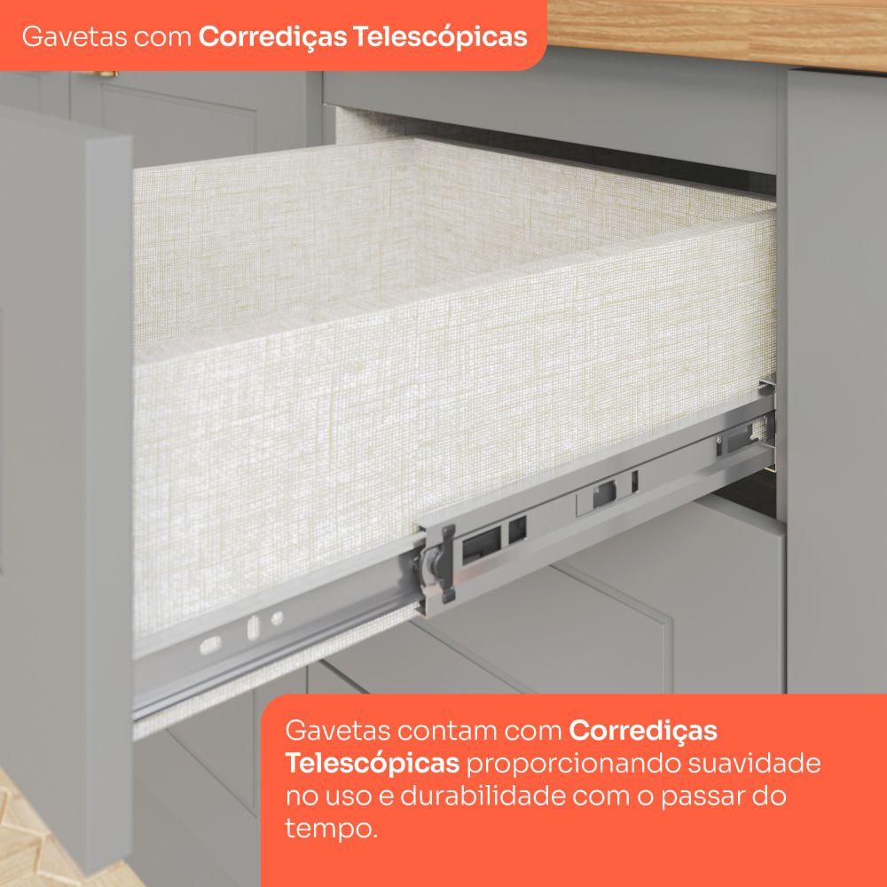 Cozinha Modulada 6 Peças com Tampo Americana Henn - 7