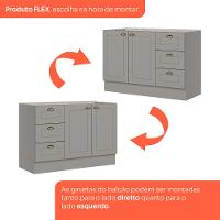 Cozinha Modulada 6 Peças com Tampo Americana Henn - 6