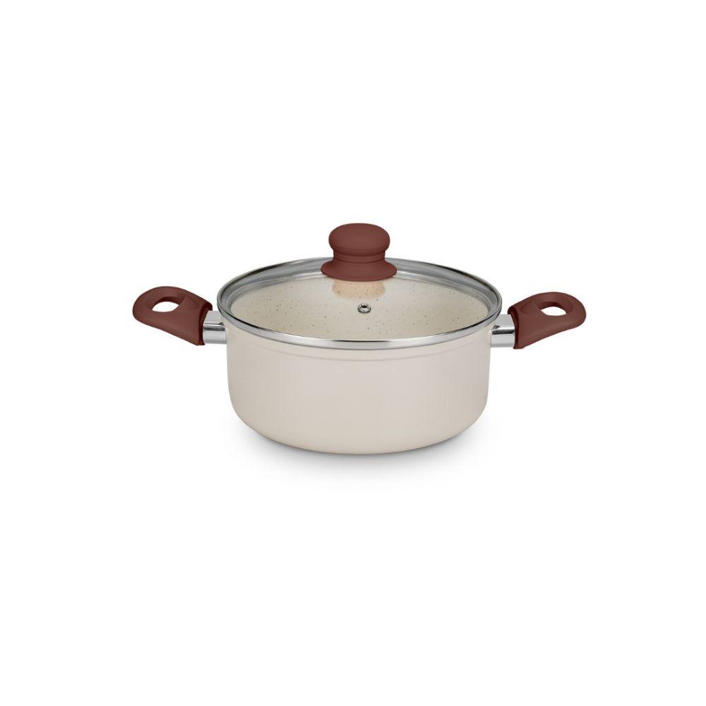 Jogo de Panelas MTA Cerâmica Serena 5 Peças Tampo de Vidro - 4