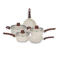 Jogo de Panelas MTA Cerâmica Serena 5 Peças Tampo de Vidro - 1