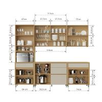 Cozinha Modulada 5 Peças com Tampo Multi II Nesher - 5