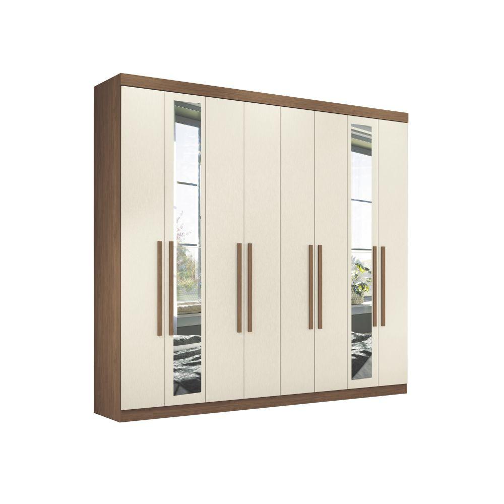Guarda Roupa Casal com Espelho 8 Portas Master New 8.4 Santos Andirá - 2