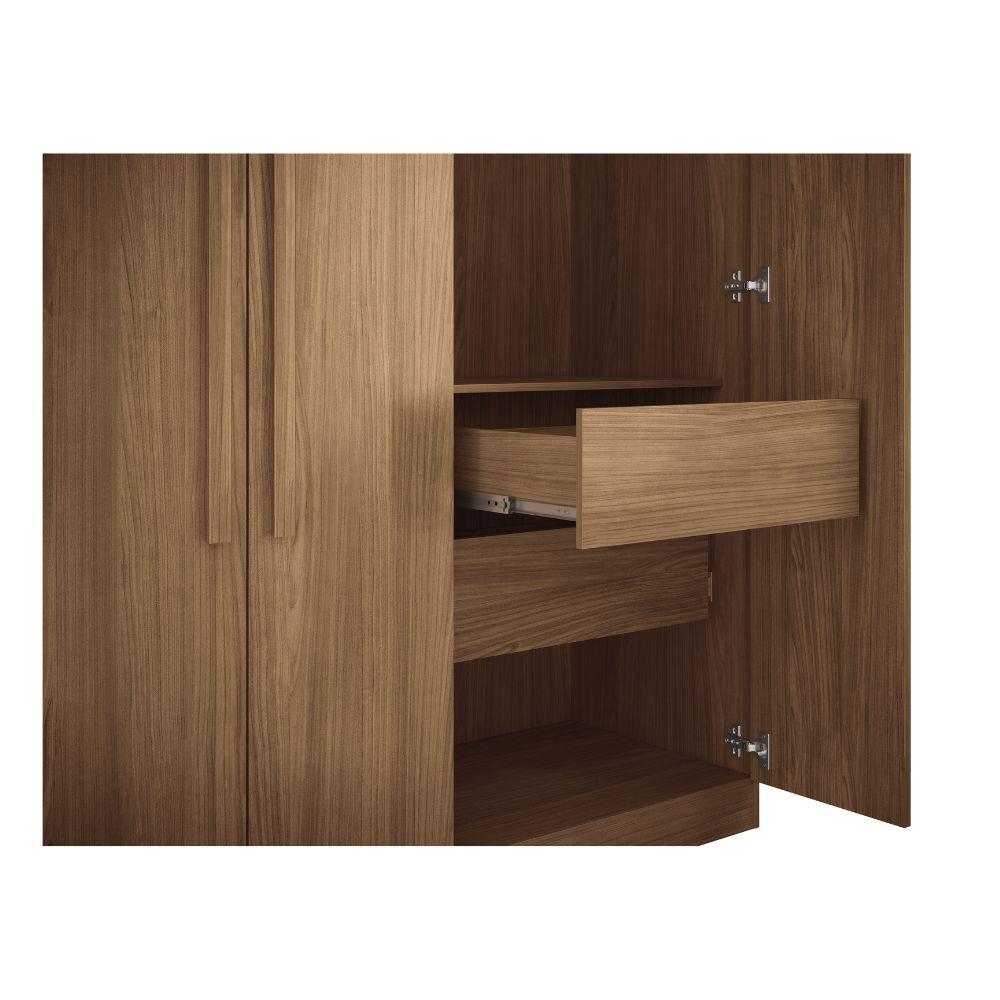 Guarda Roupa Casal com Espelho 8 Portas Master New 8.4 Santos Andirá - 5