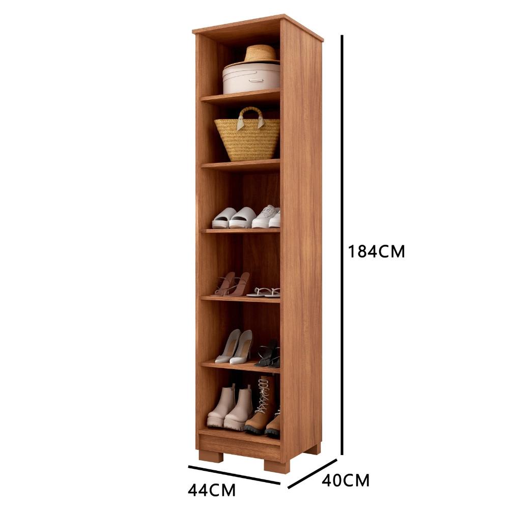 Sapateira com Espelho 1 Porta Em MDF Lia MGM Móveis - 4