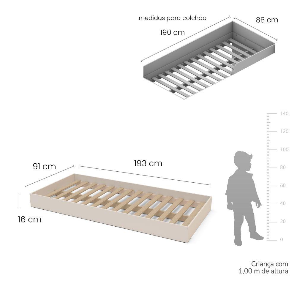 Cama Auxiliar Infantil Isis Mobikasa - 4