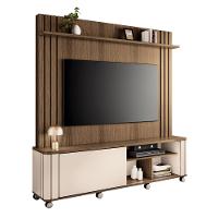 Estante Home Ripada para TV até 70 Polegadas 1 Porta de Correr com Rodízios Trinus HB Móveis - 2