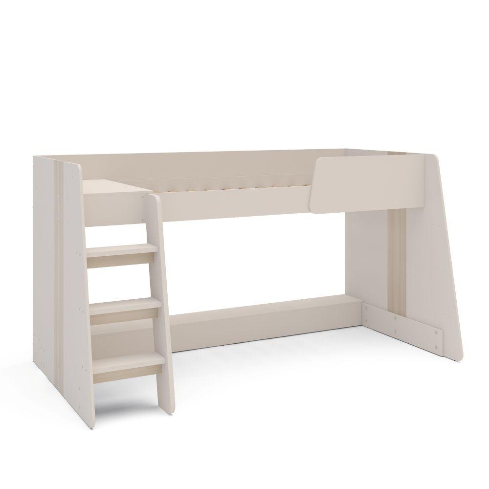 Cama Infantil Alta Solteiro com Escada Isis Mobikasa - 2