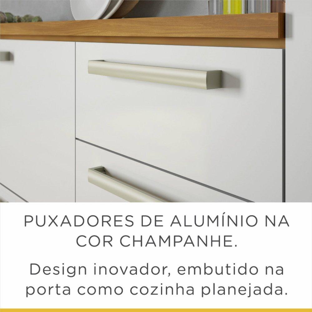 Armário Aéreo 2 Portas 1 Prateleira Burguesa Nesher - 6