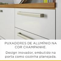 Armário Aéreo 2 Portas 1 Prateleira Burguesa Nesher - 6