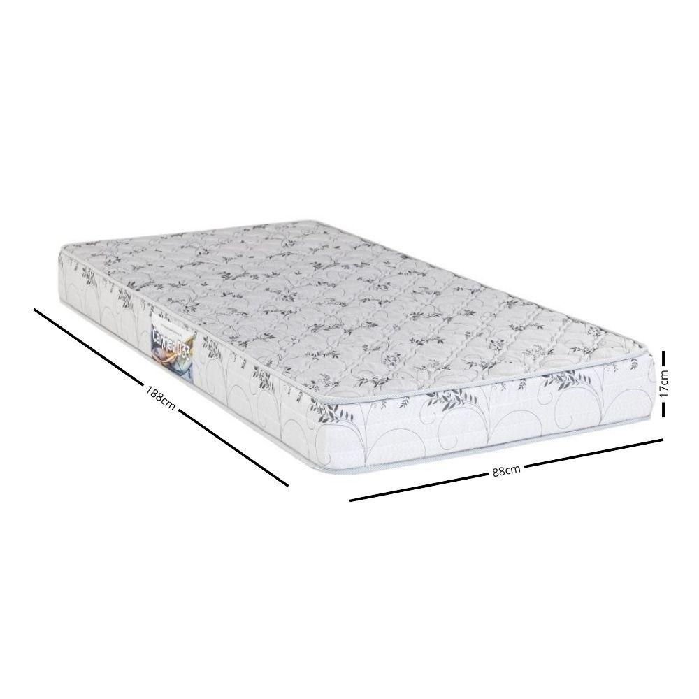Colchão Solteiro 88cm Espuma D33 Bordado Cannes Herval - 2