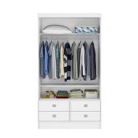 Guarda Roupa Infantil 2 Portas de Correr 4 Gavetas Sofia Percasa - 3