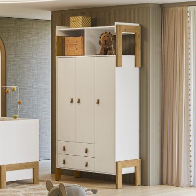 Guarda Roupa Infantil 3 Portas 2 Gavetas Fantasia Qmovi
