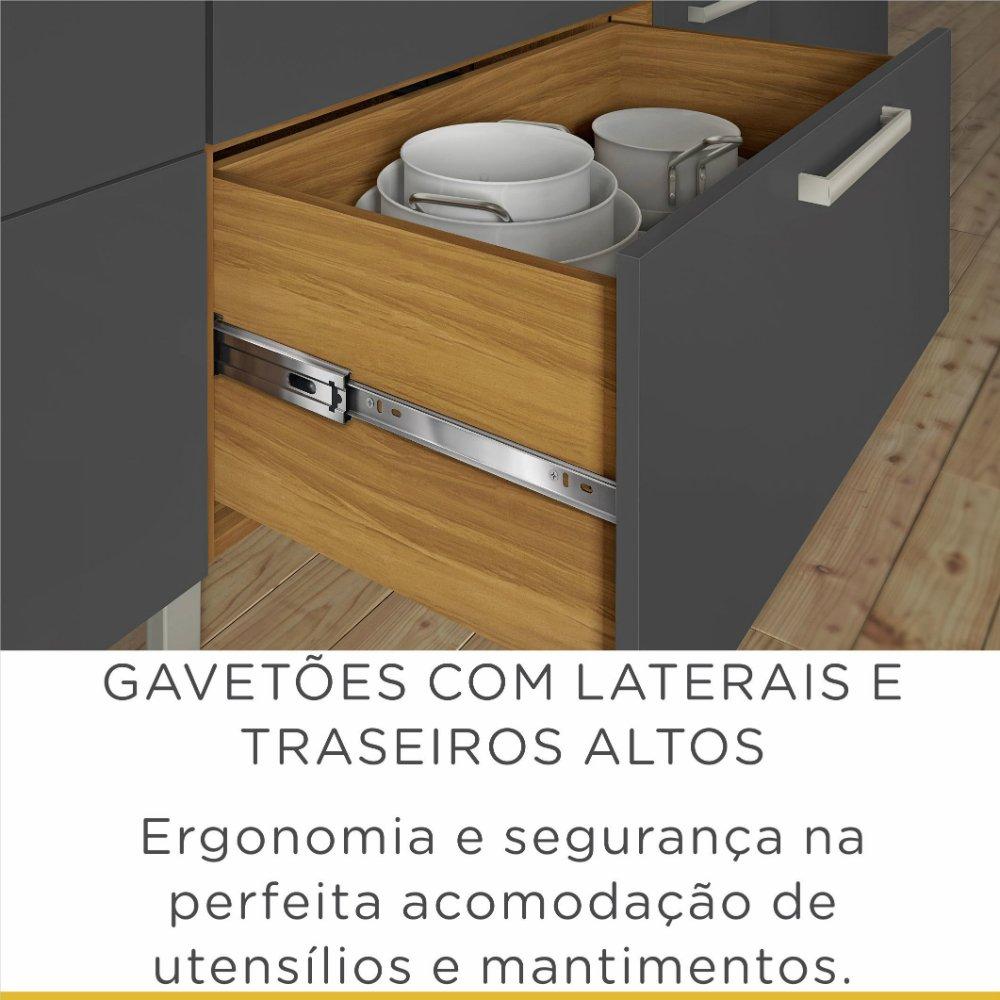 Balcão 1 Porta 1 Gaveta Burguesa Nesher - 5