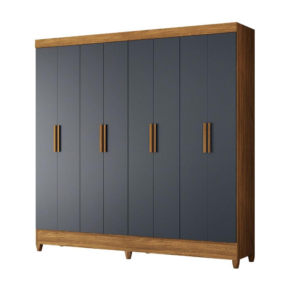 Guarda Roupa Casal 8 Portas com Pés Marabá Moval - 2