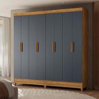 Guarda Roupa Casal 8 Portas com Pés Marabá Moval - 1