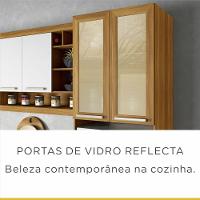 Paneleiro 4 Portas 1 Gaveta Burguesa Nesher - 7