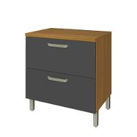 Balcão 1 Porta 1 Gaveta 80cm Princesa Nesher - 1