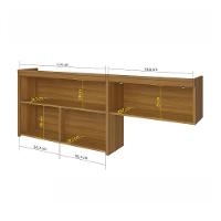 Armário Aéreo 2 Portas 200cm Princesa Nesher - 3