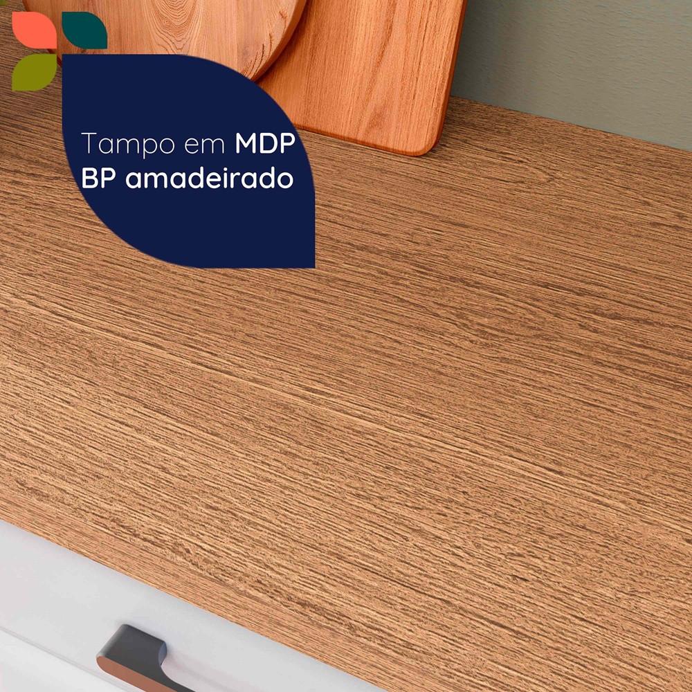 Cozinha Compacta 6 Portas 2 Gavetas com Tampo Liz Telasul - 5