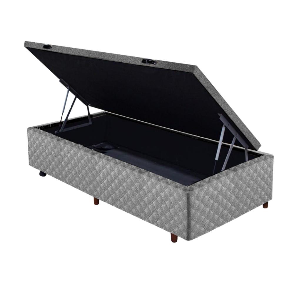 Base Box Baú Solteiro 79cm Quadriculado Cristalflex - 2