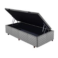 Base Box Baú Solteiro 79cm Quadriculado Cristalflex - 2