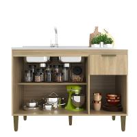 Balcão de Pia 3 Portas 1 Gaveta 120cm sem Pia 651 J Carvalho - 3