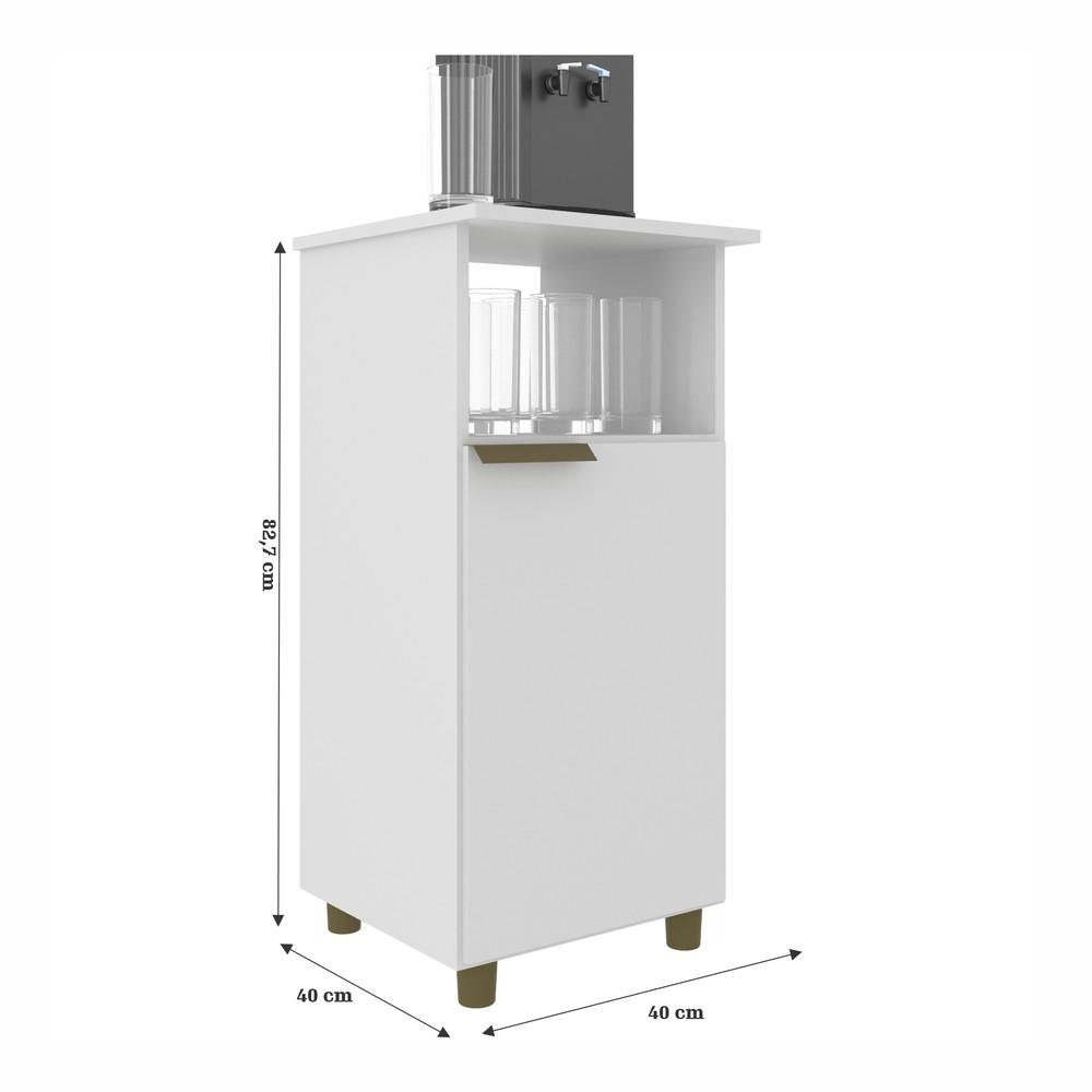 Balcão Multiuso 1 Porta com Pés 531 J Carvalho - 4