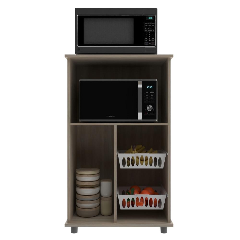 Fruteira Multiuso 1 Porta 2 Cestos 550 J Carvalho - 2