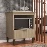 Balcão para Cooktop 4 Bocas 1 Porta com Tampo 669 J Carvalho - 2