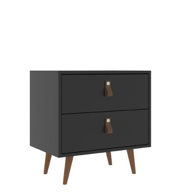 Mesa de Cabeceira 2 Gavetas com Pés Pádua J Carvalho