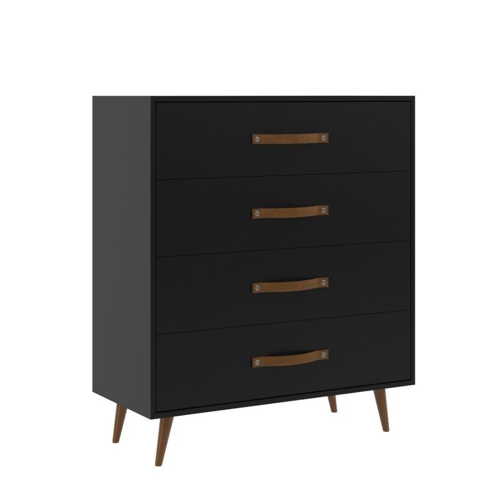 Cômoda 4 Gavetas com Pés Pádua J Carvalho - 1