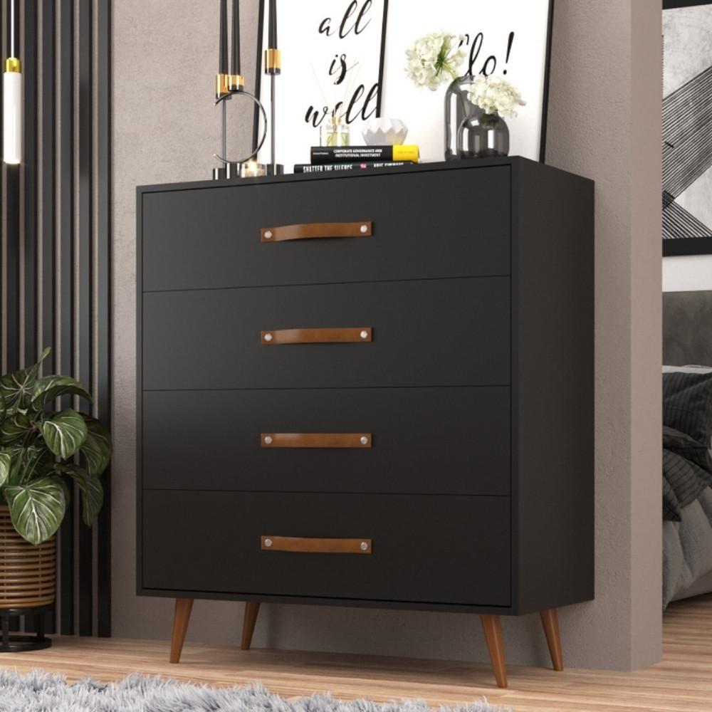 Cômoda 4 Gavetas com Pés Pádua J Carvalho - 2