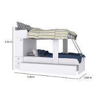 Treliche Infantil 1 Porta 2 Gavetas Theo Percasa - 2