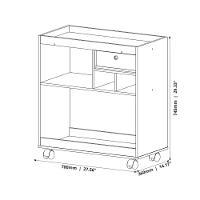Aparador 1 Gaveta com Rodízios 4000 JB Móveis - 3