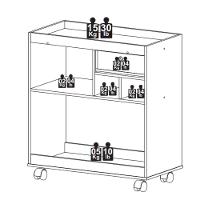 Aparador 1 Gaveta com Rodízios 4000 JB Móveis - 4