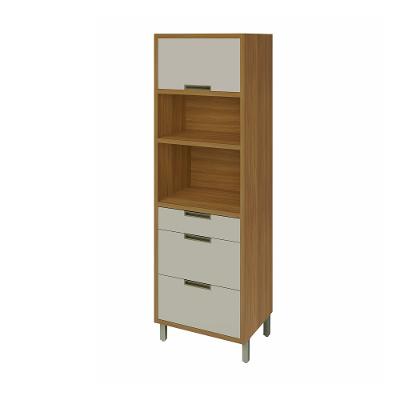 Paneleiro Torre Quente 1 Porta 3 Gavetas MDF Imperatriz Nesher