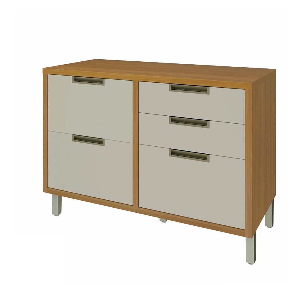Balcão 1 Porta 4 Gavetas 120cm MDF Imperatriz Nesher - 1