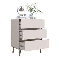 Cômoda Infantil 3 Gavetas Wave Completa Móveis