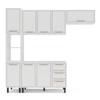 Cozinha Modulada 4 Peças sem Pia Amara Politorno Móveis - 2