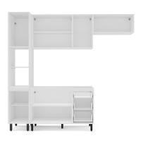 Cozinha Modulada 4 Peças sem Pia Amara Politorno Móveis - 3