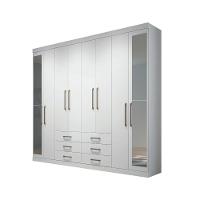 Guarda Roupa Casal com Espelho 8 Portas 6 Gavetas Master Santos Andirá - 2