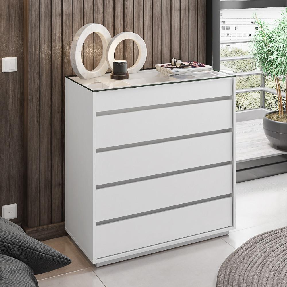 Cômoda 5 Gavetas Belize Casa D - 1