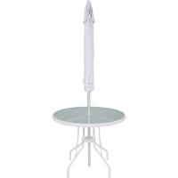 Conjunto para Jardim Mesa com Tampo de Vidro e 4 Cadeiras e Ombrellone Noronha Bel - 5