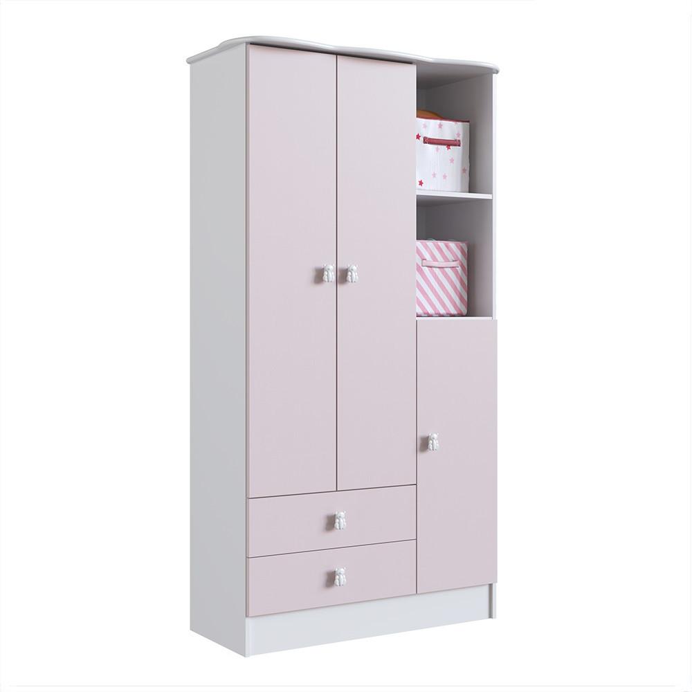 Quarto de Bebê Berço e Guarda Roupa 3 Portas Tedy Percasa - 3