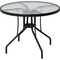 Conjunto para Jardim Mesa com Tampo de Vidro e 4 Cadeiras e Ombrellone Trancoso Bel - 8