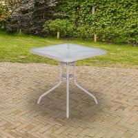 Mesa para Jardim com Tampo de Vidro Quadrada Petrópolis Bel - 1